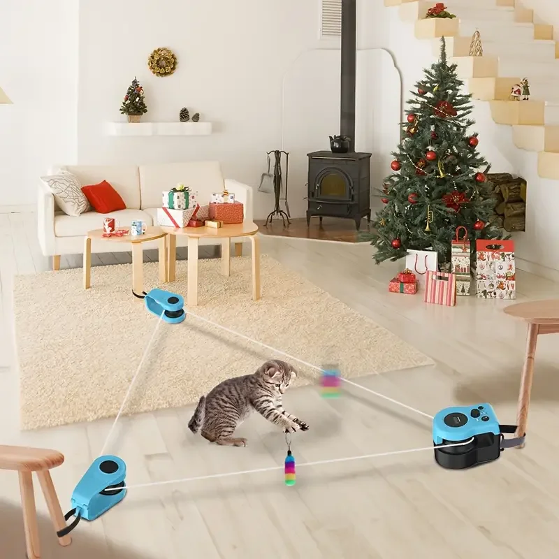 Interactive cat and dog chase toy, USB charging automatic bait - Image 3