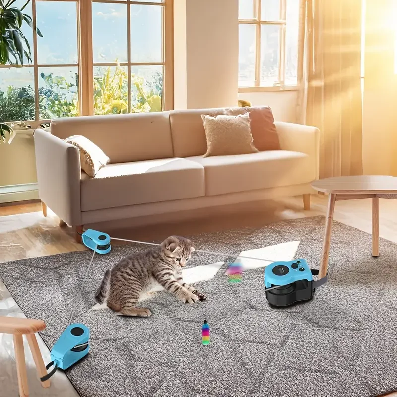 Interactive cat and dog chase toy, USB charging automatic bait - Image 4
