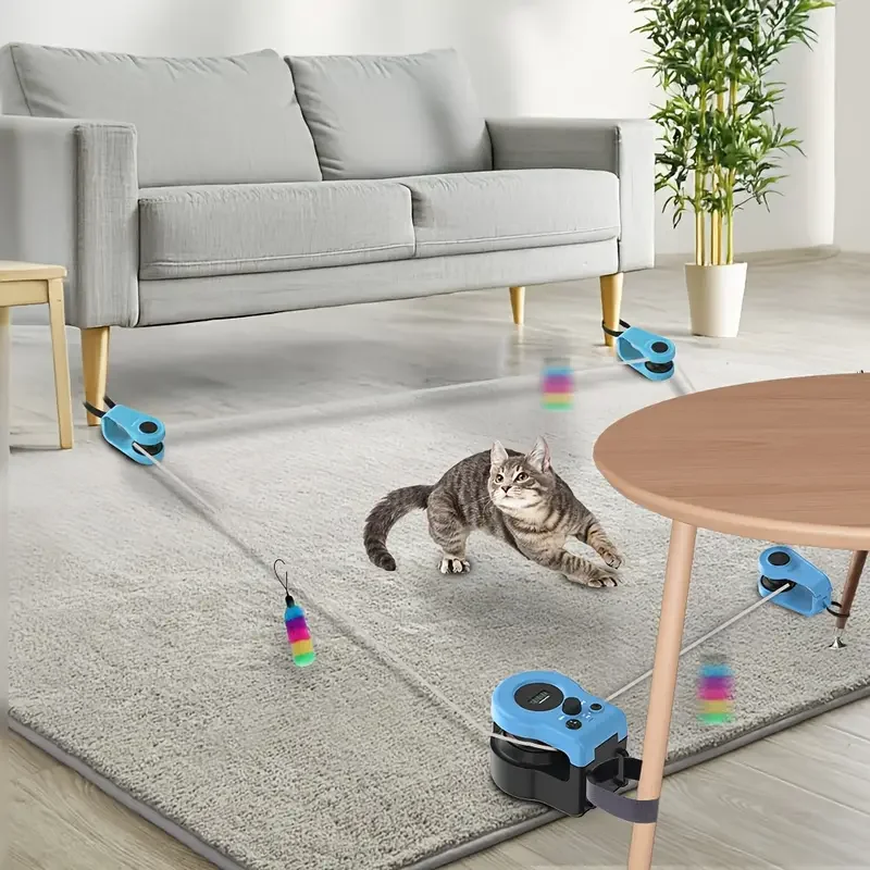 Interactive cat and dog chase toy, USB charging automatic bait - Image 5